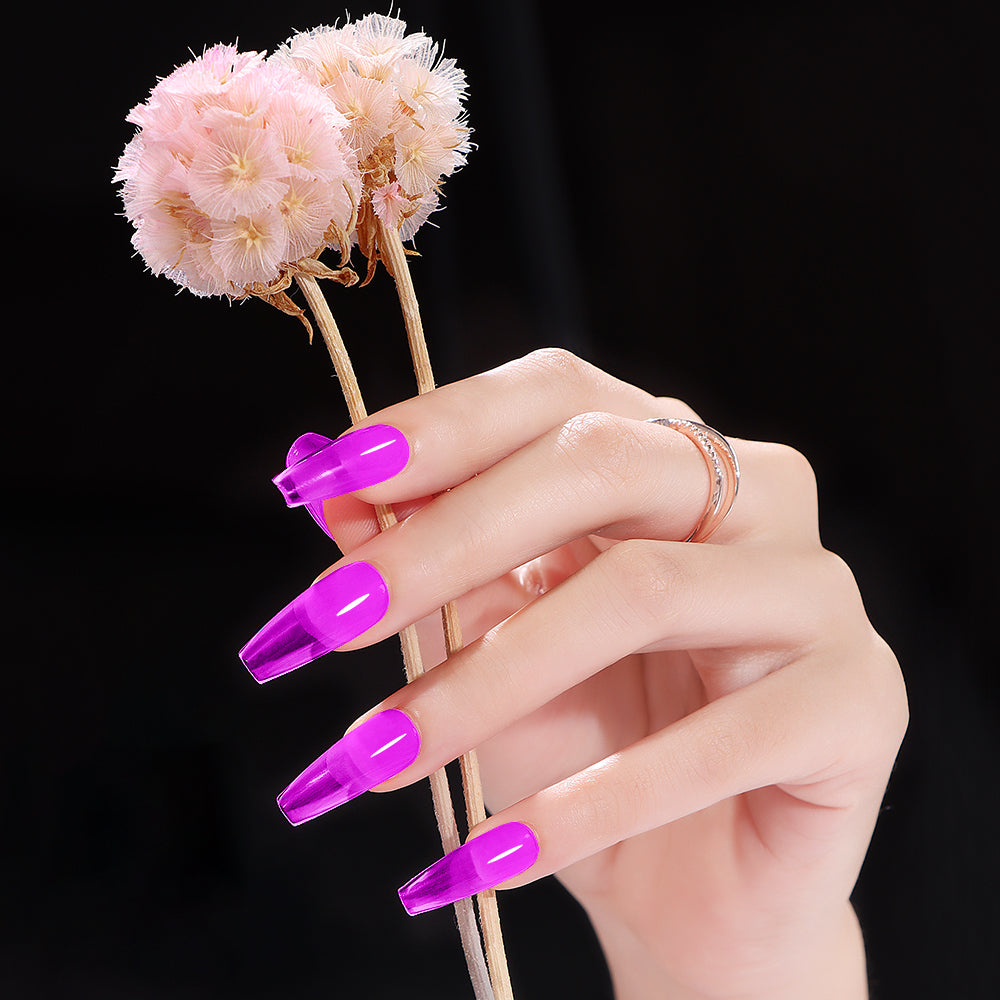 Vernis Semi-Permanent Rose Orchidée Glaze Jelly – LL-09 | Beautilux 10ml – Tenue 3 Semaines