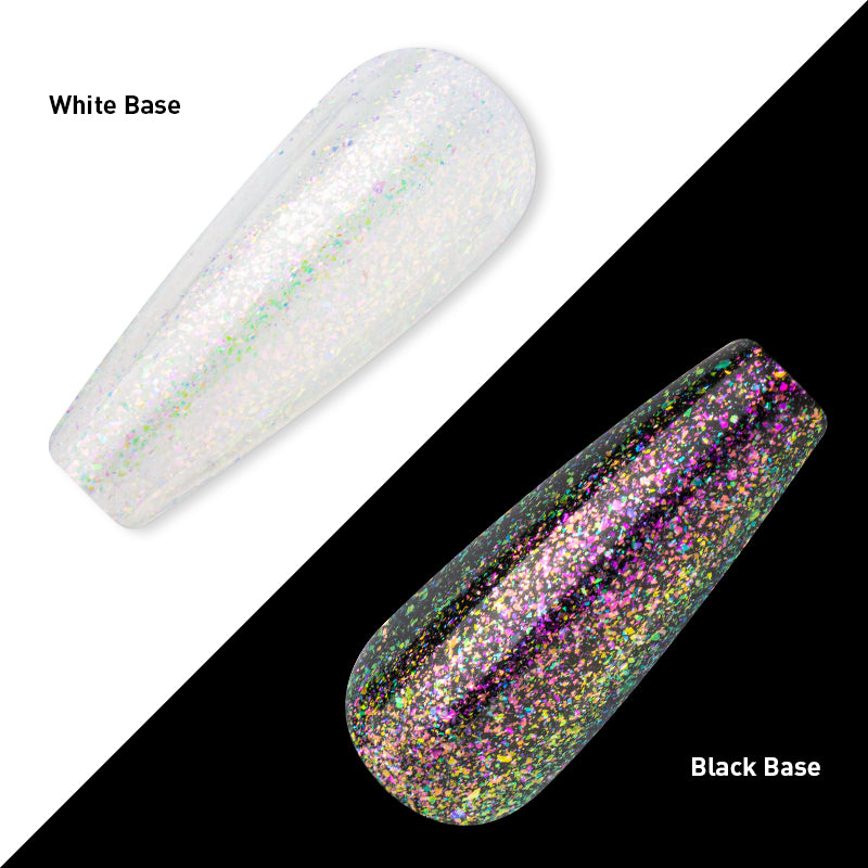 Vernis Semi-Permanent Opal Flakes Multicolore – OP-01 | Beautilux 10ml – Tenue 3 Semaines