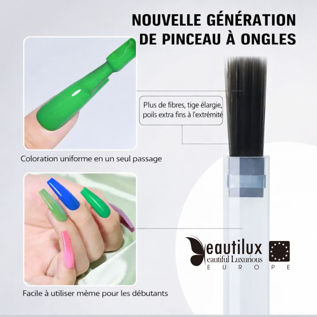 SU25-05 - Kit de 6 Vernis Semi-Permanent été 10Ml SUMMER Tenue 28 Jours | Beautilux