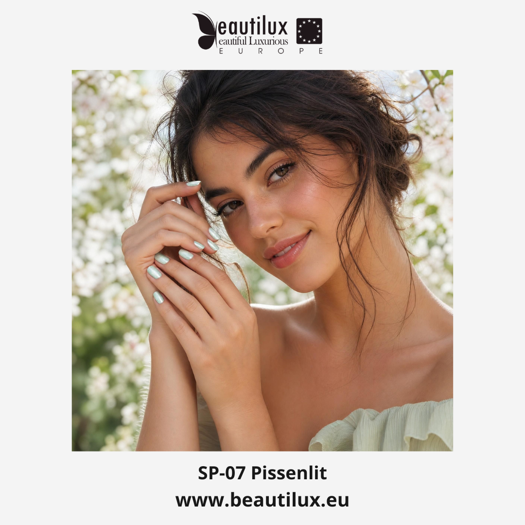 Vernis Semi-Permanent Pissenlit SP-07 Glitter – Collection Printemps Beautilux