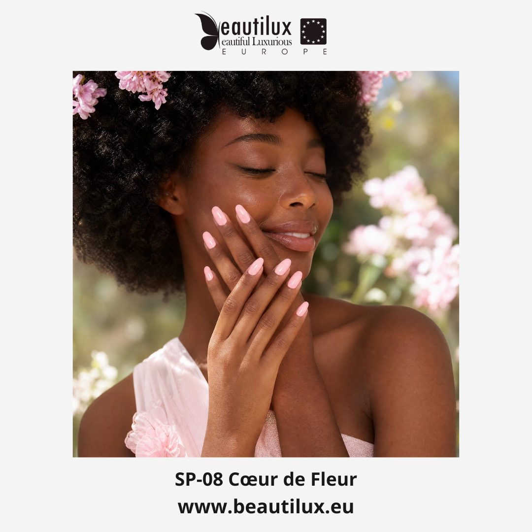 Vernis Semi-Permanent Cœur de Fleur SP-08 Glitter – Collection Printemps Beautilux