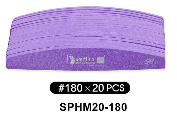 Beautilux 180# Sponge File Sticker 20pcs — 20pcs/pack | SPHM20-180 - SPHM20-180 Image