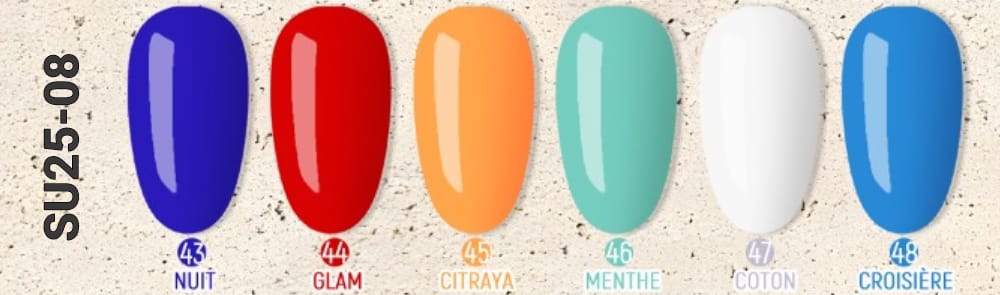 Beautilux collection "HELLO SUMMER" Édition Limitée 2025 - Kit vernis semi permanent