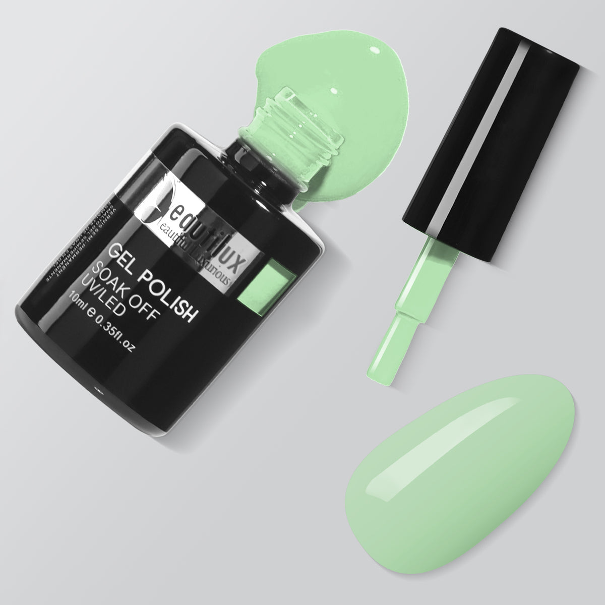 Vernis Semi-Permanent Vert d'Eau SU-17 – Collection Été Beautilux