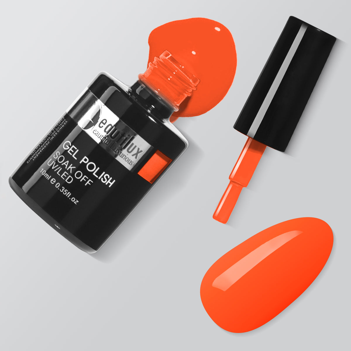 Vernis Semi-Permanent Orange Soda SU-42 – Collection Été Beautilux