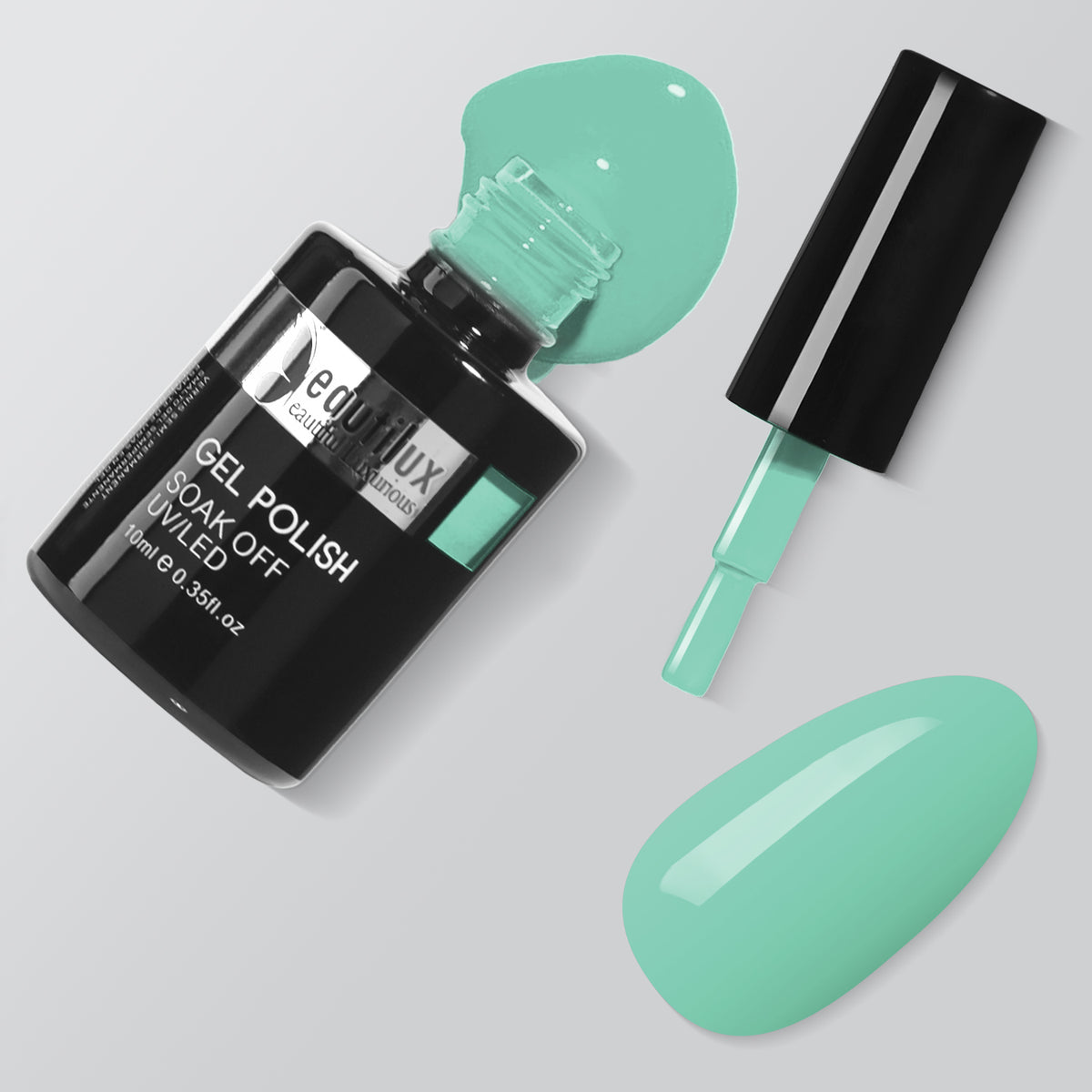 Vernis Semi-Permanent Menthe SU-46 – Collection Été Beautilux