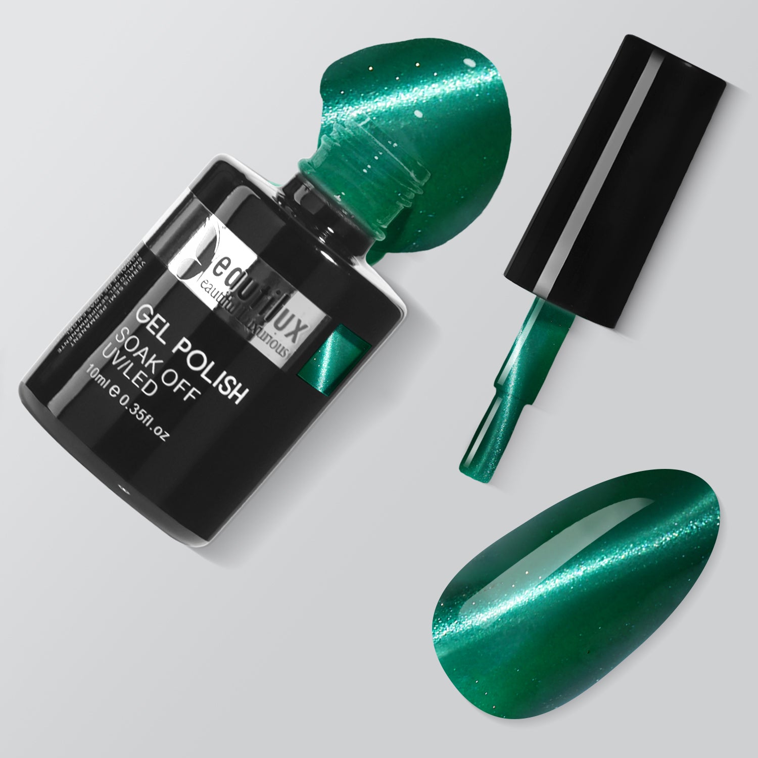 Vernis Semi-Permanent Émeraude WI-22 – Collection Hiver Beautilux Image