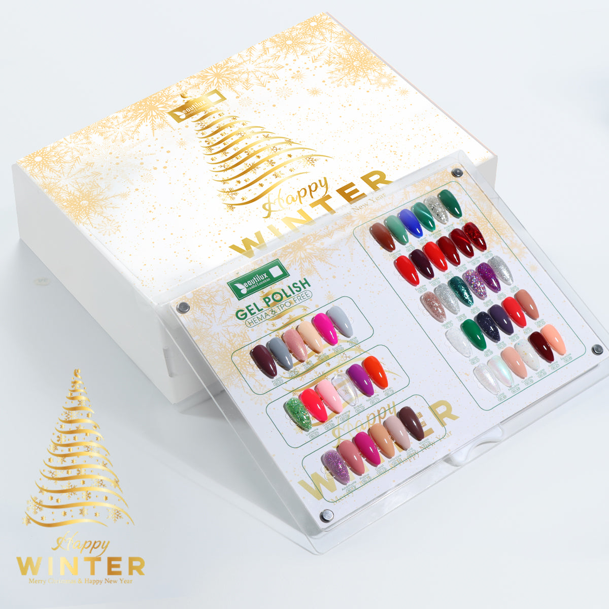 Coffret Hiver Beautilux 48 Vernis Semi-Permanents - WI48-2025
