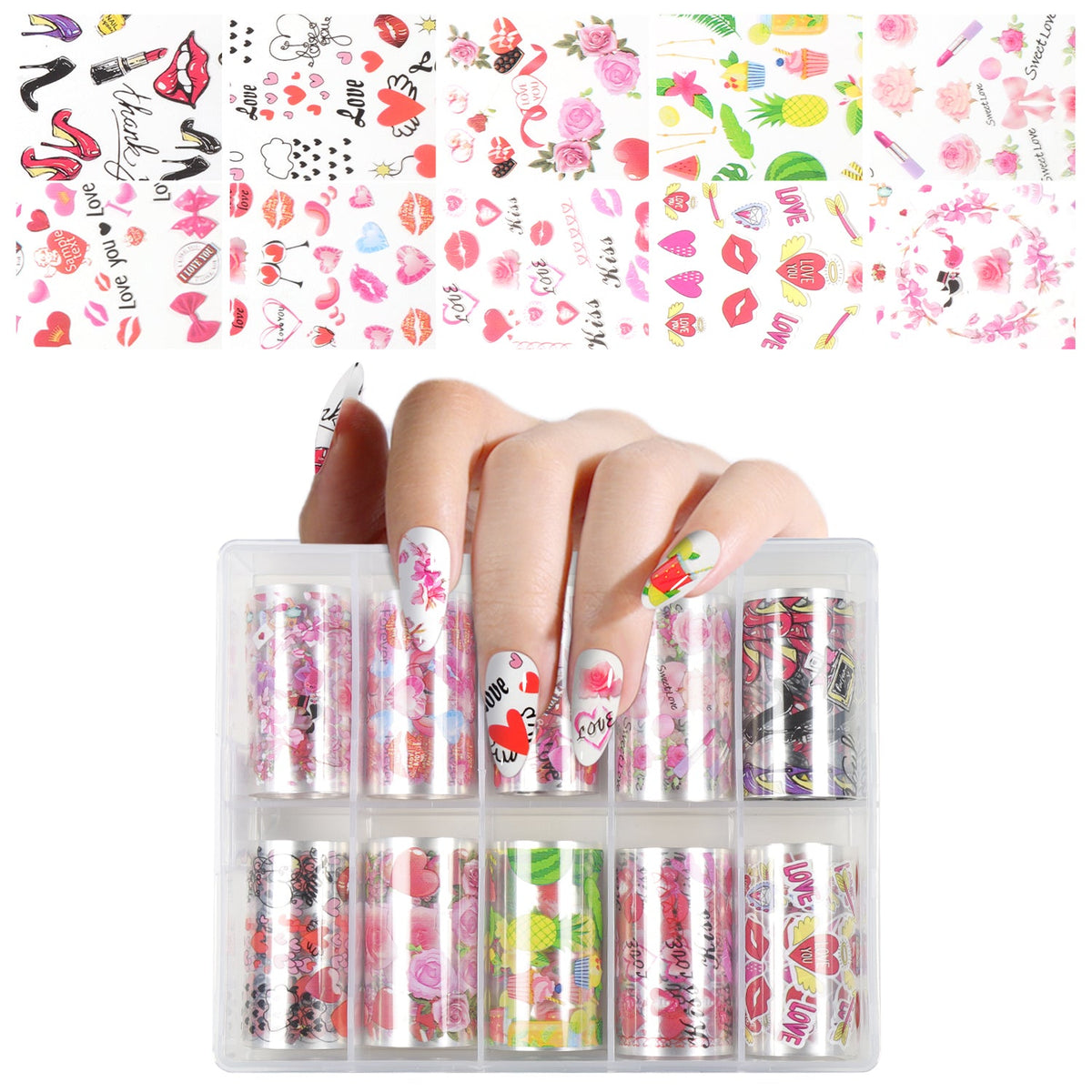 XKZ-09 Nail Transfer Foil