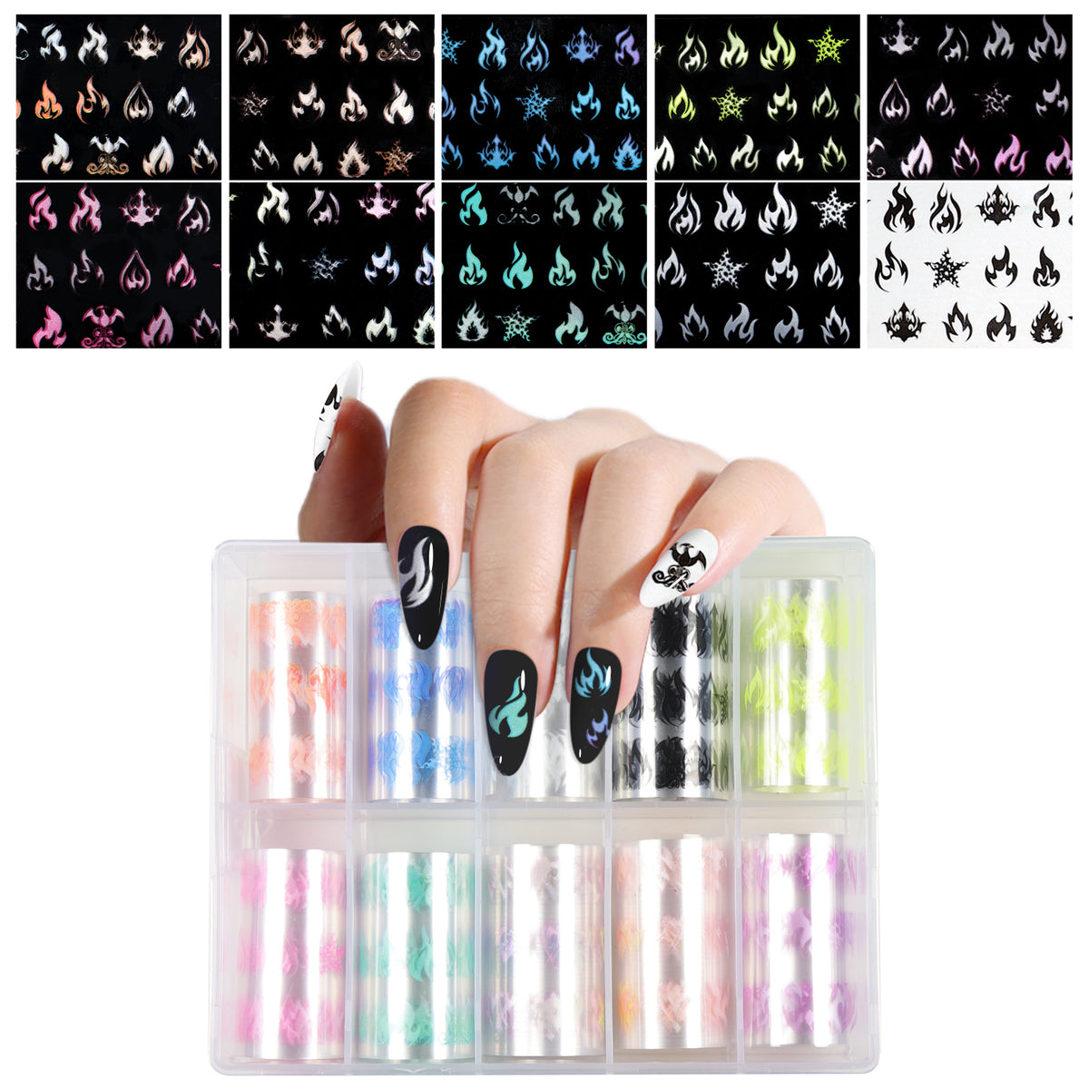Foil de Transfert pour Nail Art Beautilux XKZ