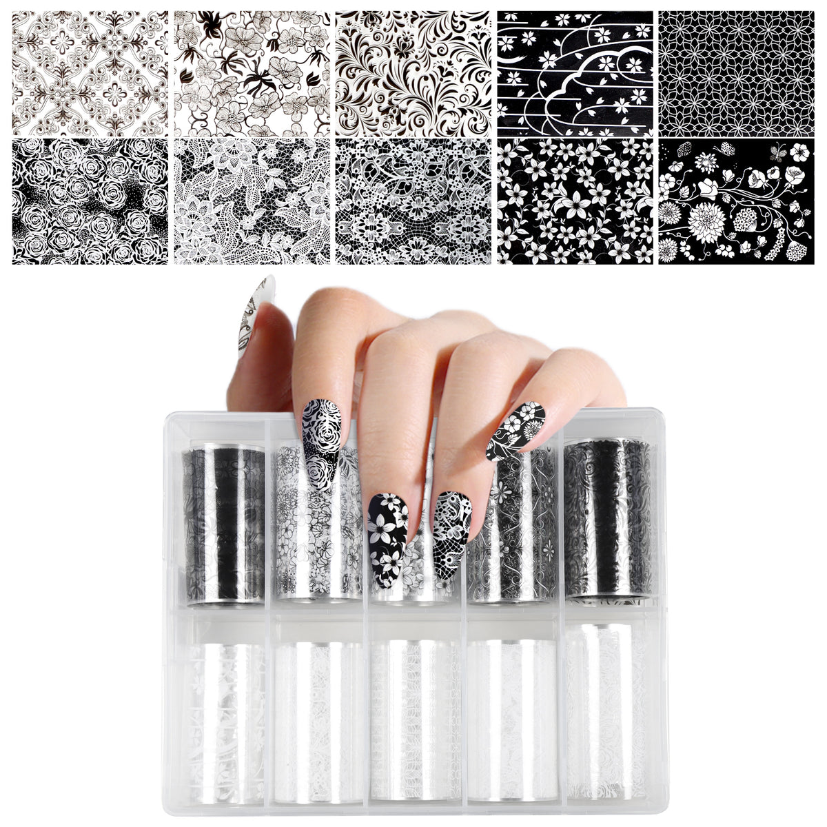 Foil de Transfert pour Nail Art Beautilux XKZ
