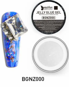 Beautilux Jelly Nail Glue Gel – Nail Art Adhesive Gel – 10g