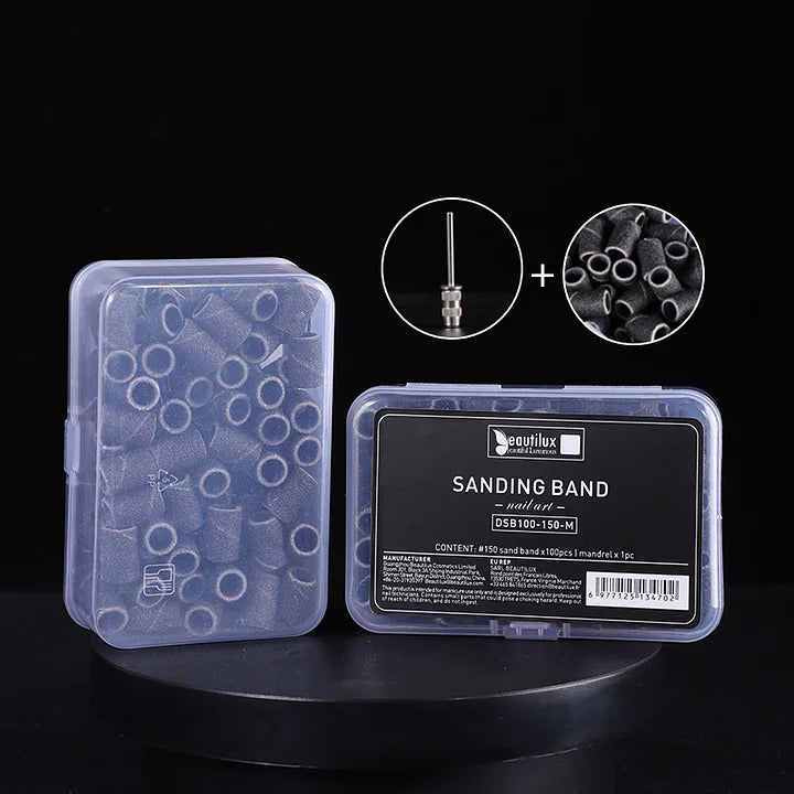 Beautilux SANDING BAND x 100+MANDREL x 1 — 150# | DSB100-150-M - DSB100-150-M Image