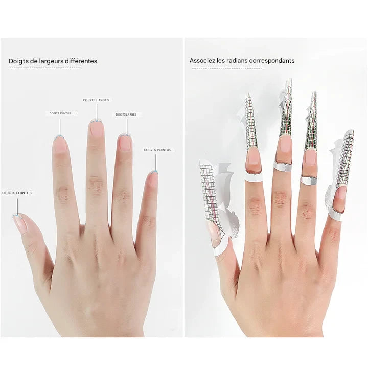 Beautilux Professional Nail Construction Templates – 300 pcs