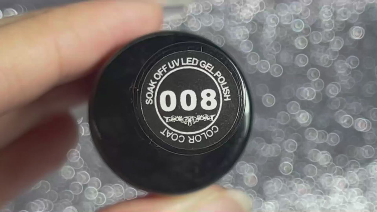 Application du vernis gel rouge naturel terre de Sienne B-008 Beautilux