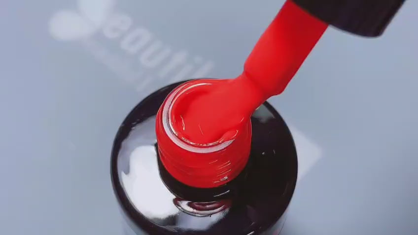 Application du vernis à ongles papaye SU-16 Beautilux tutoriel  
