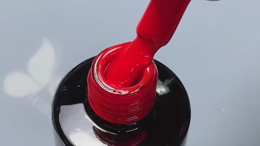 Tutoriel d'application du vernis gel rouge glam SU-44 Beautilux  