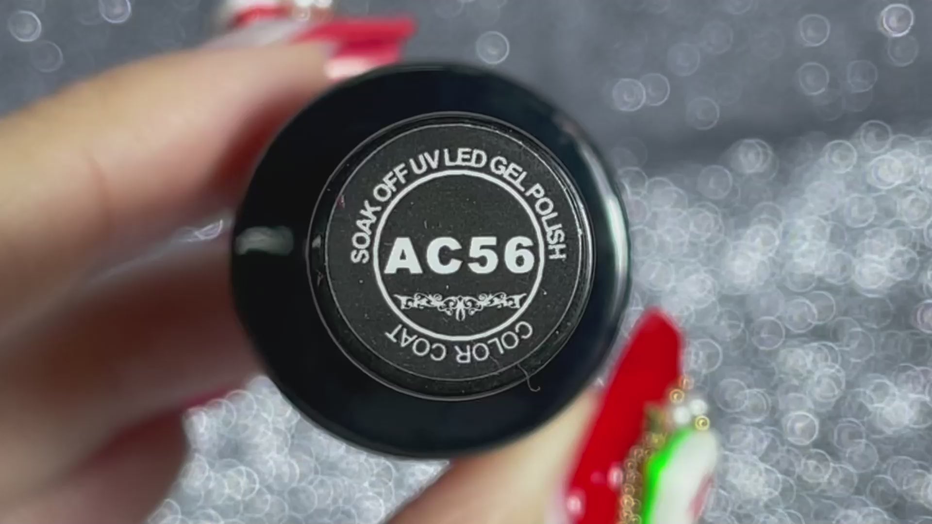 Tutoriel d'application du vernis gel rouge bordeaux impérial AC-56 Beautilux  
