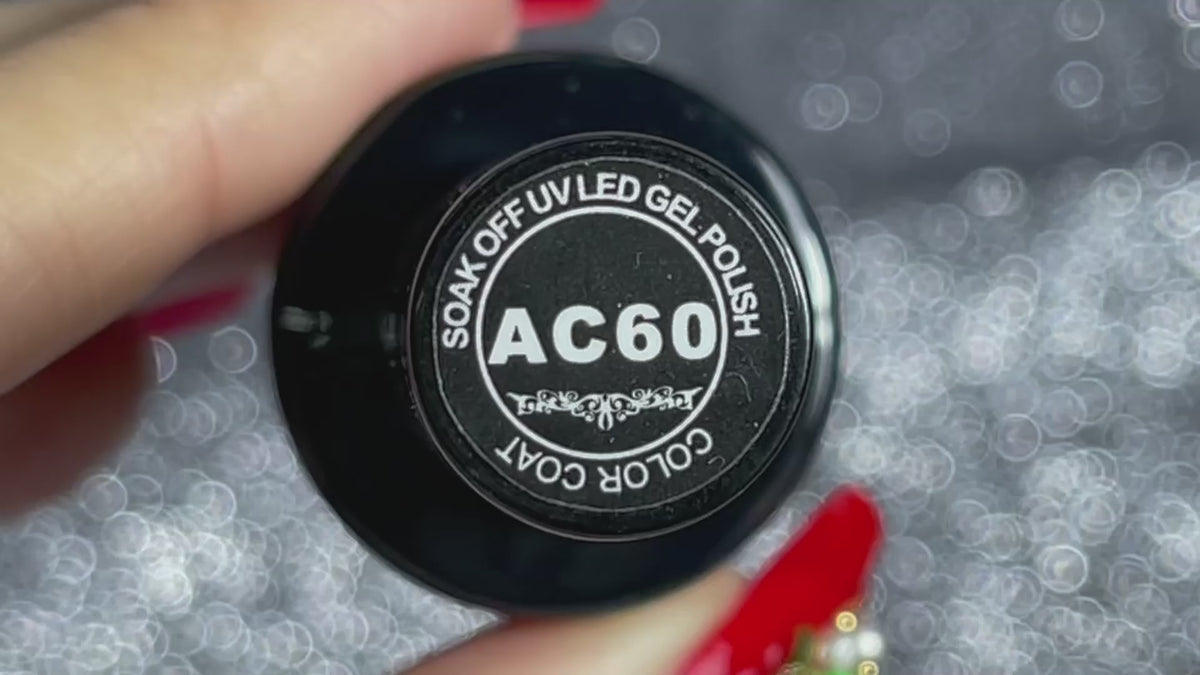 Tutoriel d'application du vernis gel prune mystique profond AC-60 Beautilux  
