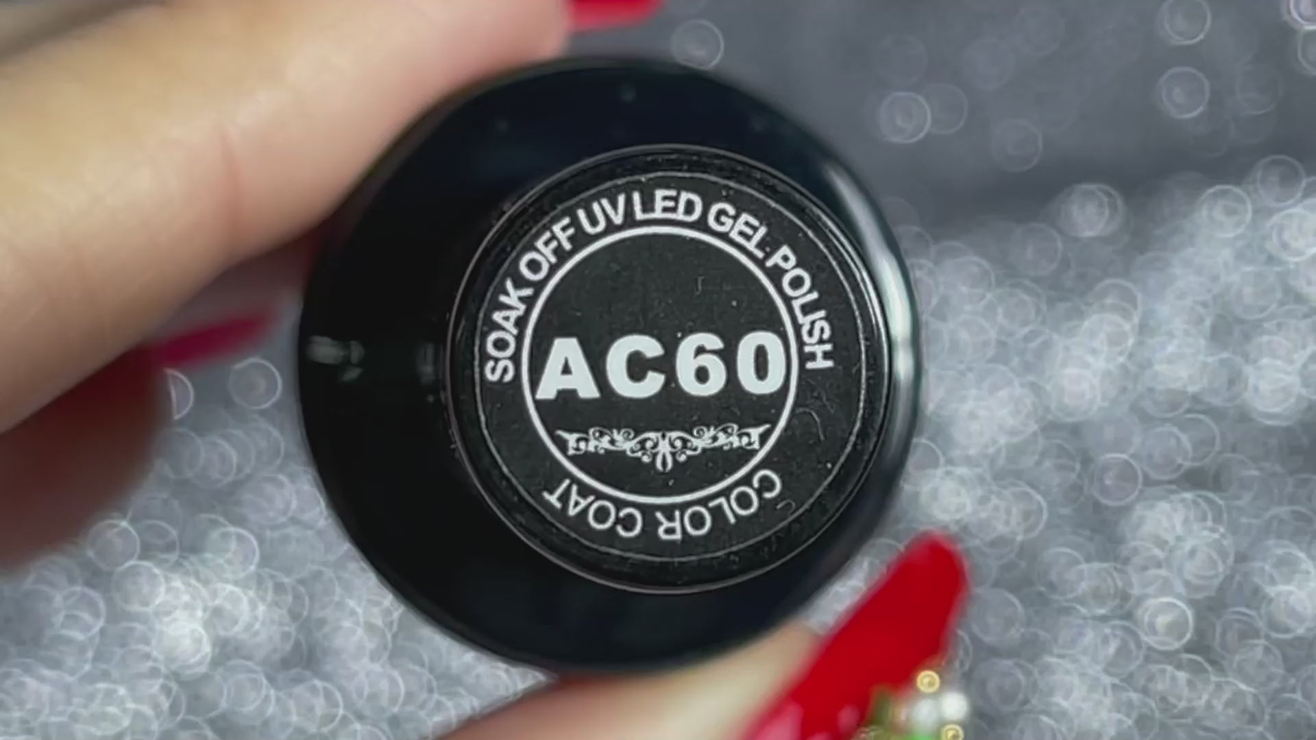 Tutoriel d'application du vernis gel prune mystique profond AC-60 Beautilux  
