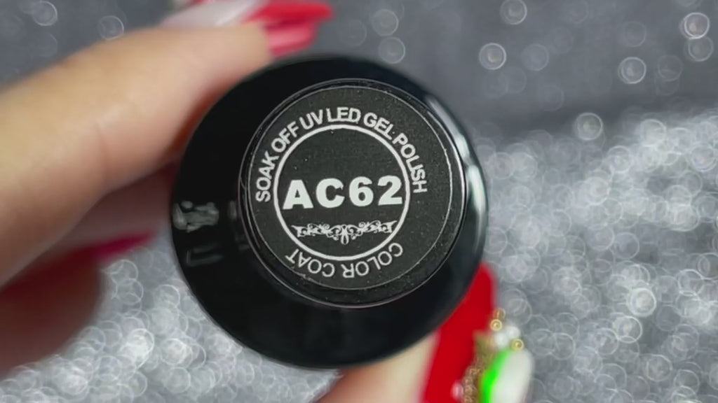 Tutoriel d'application du vernis gel bordeaux profond AC-62 Beautilux  
